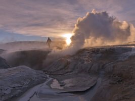 Sol de mañana Geyser Bolivia